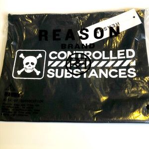 New Controlled Substances Zippered Bag Pouch